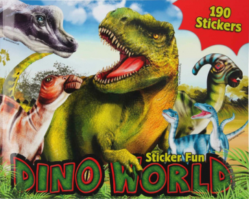 Dino World - Malbuch mit Sticker Fun