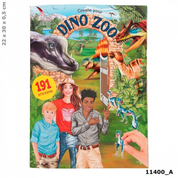 Create your DINO ZOO - Stickerheft
