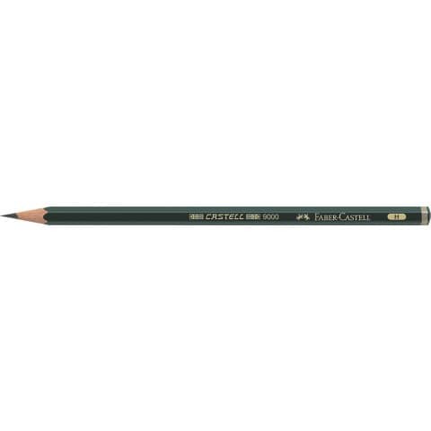 Bleistift 9000 - Härte H - FABER CASTELL