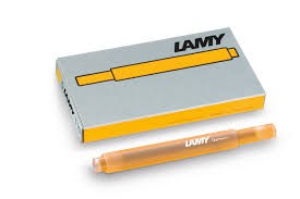 LAMY T10 Tintenpatronen - Füllfederhalter - Farbe Mango - Inhalt 5 Patronen