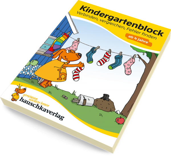 Kindergartenblock – Verbinden, vergleichen, Fehler finden - 622