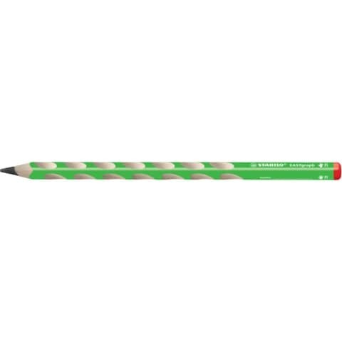 Ergonomischer Dreikant Bleistift Rechtshänder - STABILO EASYgraph grün - Einzelstift - Härtegrad B