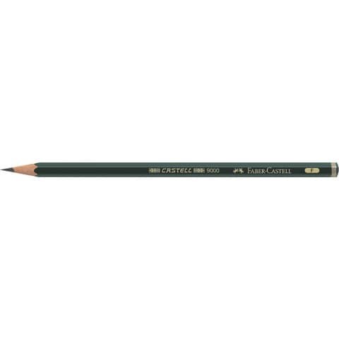 Bleistift 9000 - Härte F - FABER CASTELL