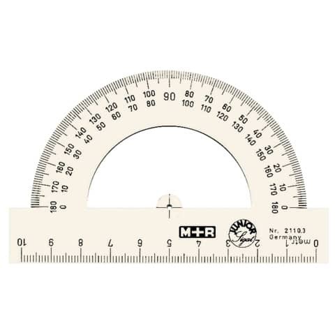 Winkelmesser 180° (Halb) - Winkel - Kunststoff 10cm