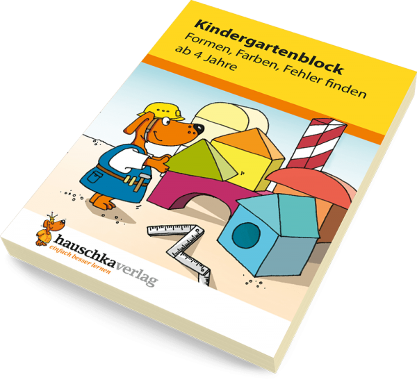 Kindergartenblock – Formen, Farben, Fehler finden - 621