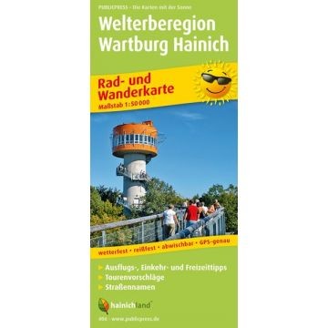 Welterberegion Wartburg Hainich - Rad- und Wanderkarte